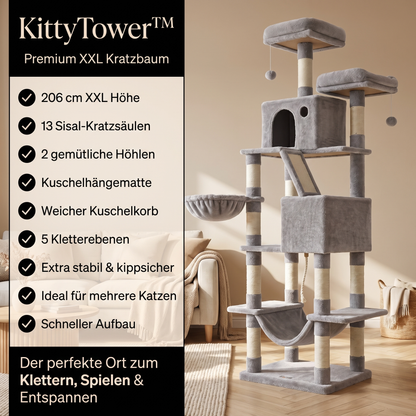 KittyTower™ | Premium Kratzbaum XXL