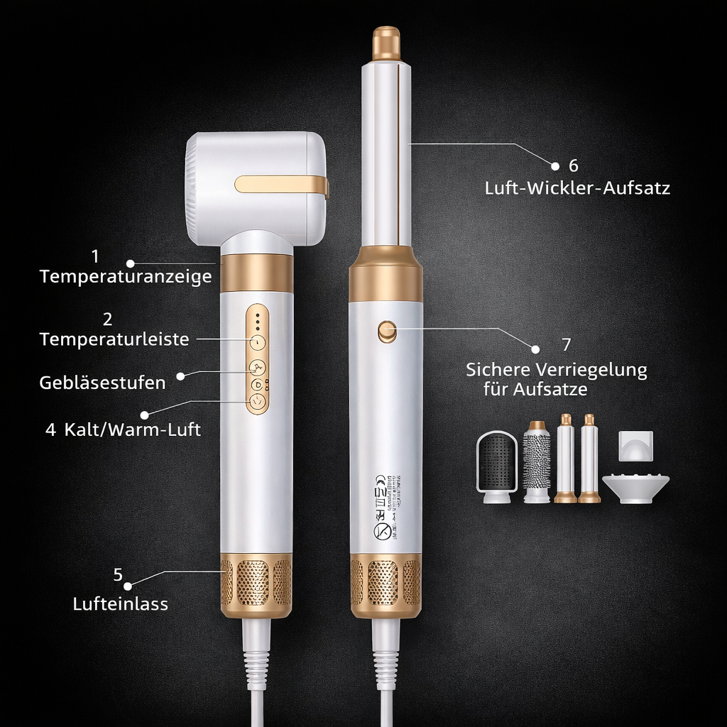 LUMINAIR™│7-in-1 Haarstyler